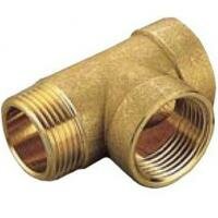 Латунь тройник 1/2"в-1/2"в-1/2"н д15 усиленный.