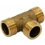 Латунь тройник 3/4"н-1/2"н-3/4"н д20-15-20