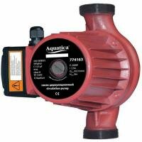 Насос д.2" 0.5кВт Hmax 12м Qmax 190л/мин 220мм гайки д.1"1/4 циркуляционный Aquatica 774163