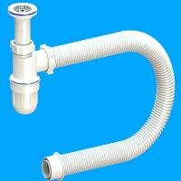 Сифон (SL 01) для умывальника нержавеющий выпуск 1 1/2" гофрошланг Santehplast Сифон (SL 01) для умывальника нержавеющий выпуск 1 1/2" гофрошланг Santehplast